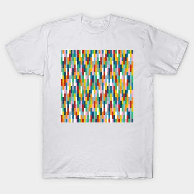 Bricks Rainbow T-Shirt by ProjectM